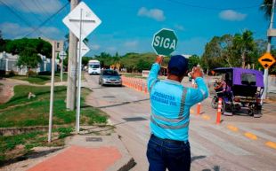 Tránsito del Atlántico apoyó actividades en varios municipios del departamento para asegurar una buena movilidad