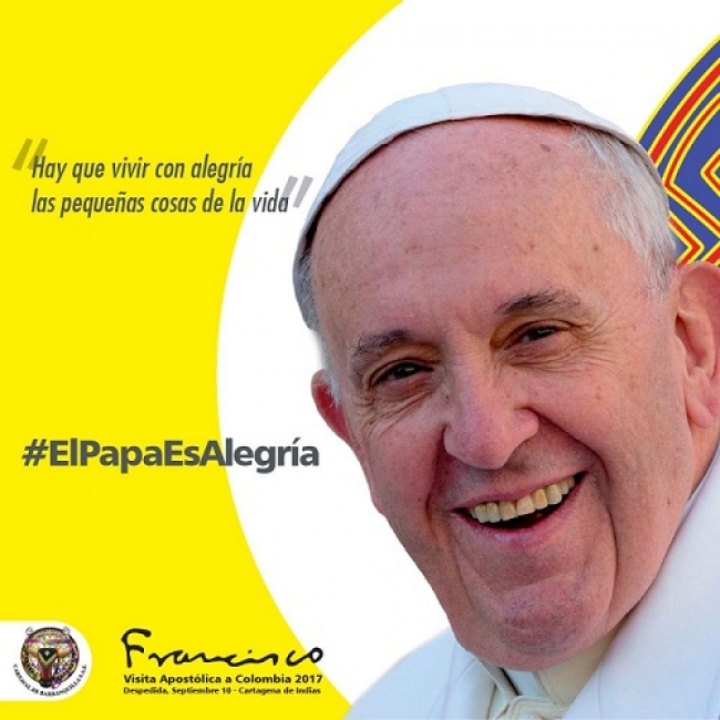 La Tradición del Carnaval de Barranquilla despedirá al papa Francisco en Cartagena