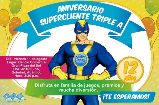 Triple A celebra el aniversario del programa Supercliente