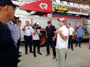 Barranquilla tiene una nueva estación de Bomberos, alcalde Char la puso en funcionamiento en El Edén