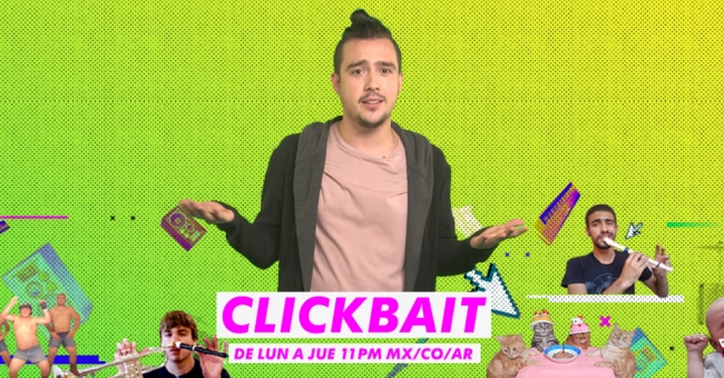 MTV presenta su nuevo show Clickbait con Daniel Bautista