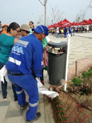 359 toneladas de residuos recogió Triple A durante los Juegos Centroamericanos y del Caribe