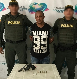 Julio Domingo González, capturado que intentaba atracar bus de Galapa
