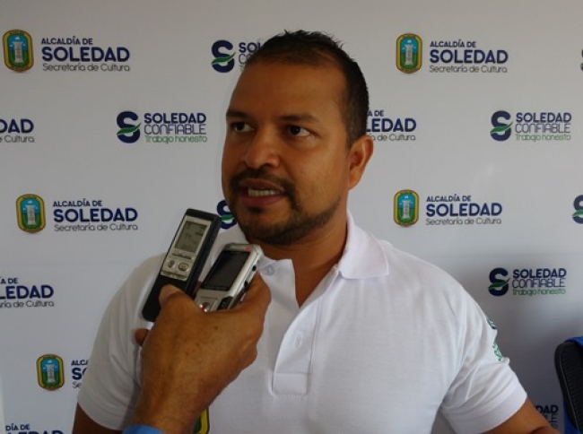Jair Niebles, secretario de Cultura del municipio de Soledad