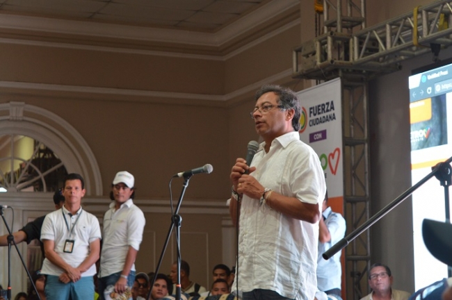 Gustavo Petro, candidato presidencial 