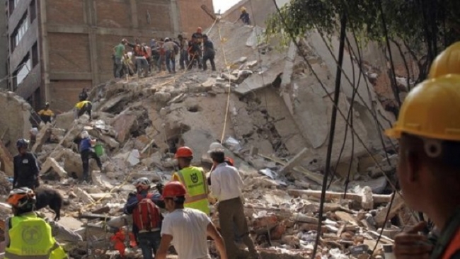 México: Van 225 muertos tras terremoto de magnitud 7.1