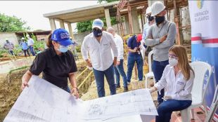 A toda marcha avanzan obras de infraestructura en Puerto Colombia