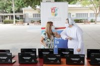 Gobernadora completó la entrega de 949 equipos portátiles a colegios públicos del Atlántico