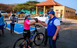 Tránsito del Atlántico reactivó sus Puntos Seguros para seguir mejorando la seguridad vial de Ciclistas