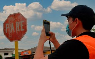 Con tecnología de punta, Tránsito del Atlántico recopila datos sobre el estado y señalización de las vías para su mejoramiento