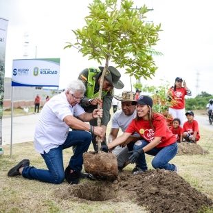 Queremos  hacer de Soledad la ciudad más arborizada del país: Joao Herrera