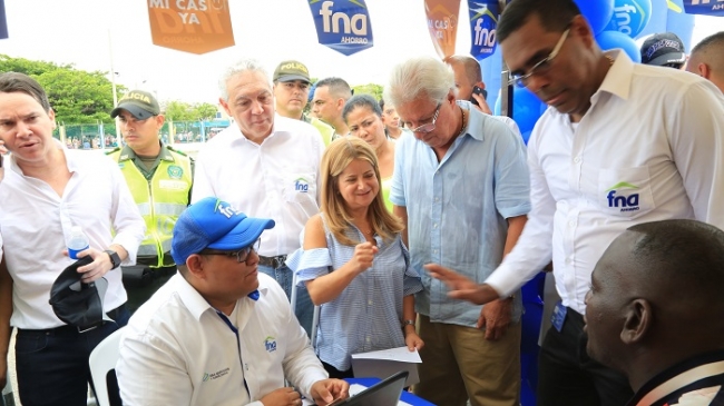 Más de 5 mil personas asistieron a la feria del FNA y Minvivienda en Barranquilla