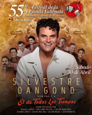 Silvestre Dangond rendirá tributo a Jorge Oñate en el Festival Vallenato