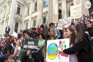 Marchan en EE.UU. para exigir medidas contra el cambio climático