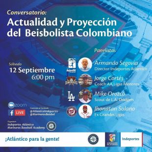 Indeportes organiza conversatorio virtual &#039;Actualidad y proyección del beisbolista colombiano&#039;