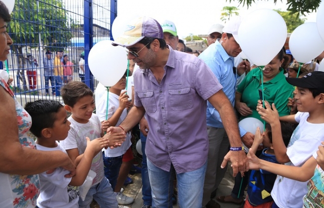 Alcalde Char entregó parque Guadalupe para 56.000 personas