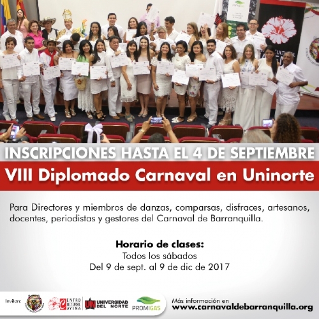 Fundación Carnaval y Promigas otorgan 30 becas para Diplomado en Uninorte
