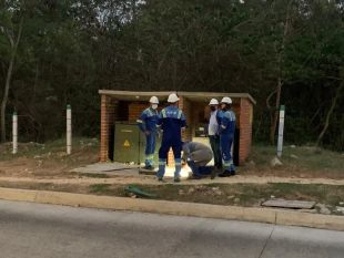 Trabajos de emergencia en el sector de Buenavista