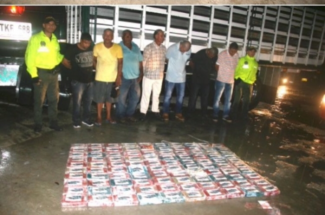 Policía Incauta 100 kilos de cocaína en el barrio los Olivos