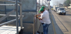 Operativos de control en instalación de palcos de Carnaval en la Vía 40