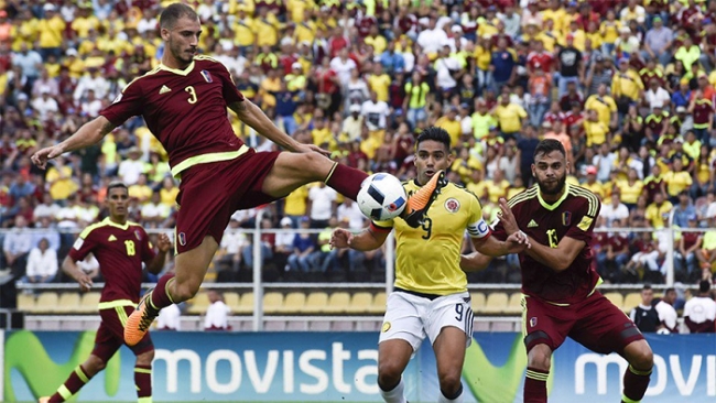 Selección Colombia suma un punto en su visita a Venezuela