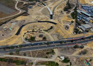 Construcción del nuevo puente La Virgencita de Soledad avanza en 60 %