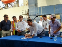 Gobierno cumplió a Barranquilla, draga Pedro Álvares Cabral inicia este jueves despeje del canal de acceso al puerto de la capital de Atlántico