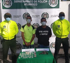 Policía del Atlántico realiza cuatro allanamientos contra el tráfico de estupefacientes en Sabanalarga