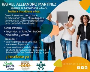 Alcaldía de Santa Marta y Sena abren Programas para poblaciones vulnerables