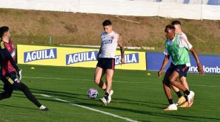 Selección Colombia se prepara para enfrentar a Uruguay