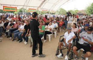 Alcalde Char da inicio a obra de polideportivo La Magdalena