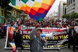 Siguen las movilizaciones contra el golpe de Estado en Bolivia
