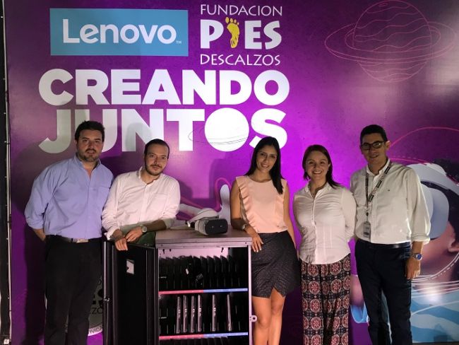 Fundación Pies Descalzos y Lenovo se unen por la educación