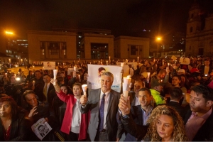 Alcalde Peñalosa, Gabinete, concelajes, funcionarios y ciudadanos elevan su voz por la liberación de Cristo José