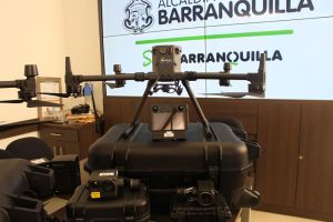 Con cinco nuevos drones, Barranquilla robustece su estrategia de vigilancia aérea