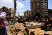 El alcalde Char, supervisa las obras de la Calle 76