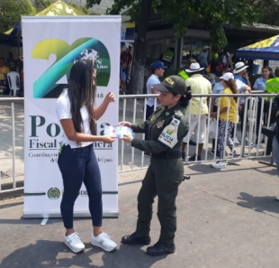 Polfa y Dian realizaron campañas educativas durante los Carnavales