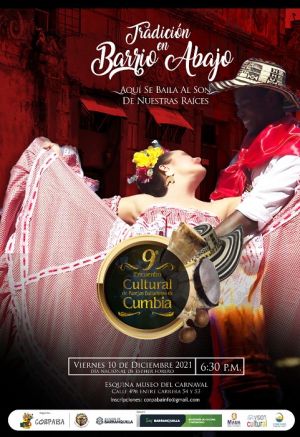 Este viernes 10 de diciembre, IX Encuentro de parejas bailadoras de Cumbia en Barrio Abajo