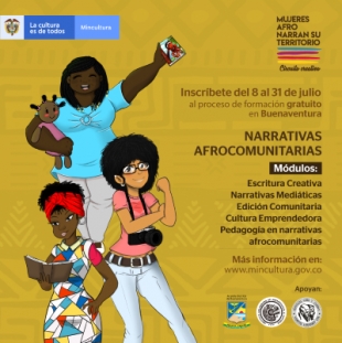 35 mujeres de Buenaventura se podrán formar gratuitamente en Narrativas Afrocomunitarias