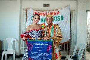 La reina Tatiana con su ‘Legado bacano’ rindió homenajes a cumbiambas tradicionales del Carnaval