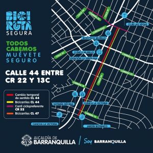 Barranquilla Implementa Más kilómetros de Bicirutas