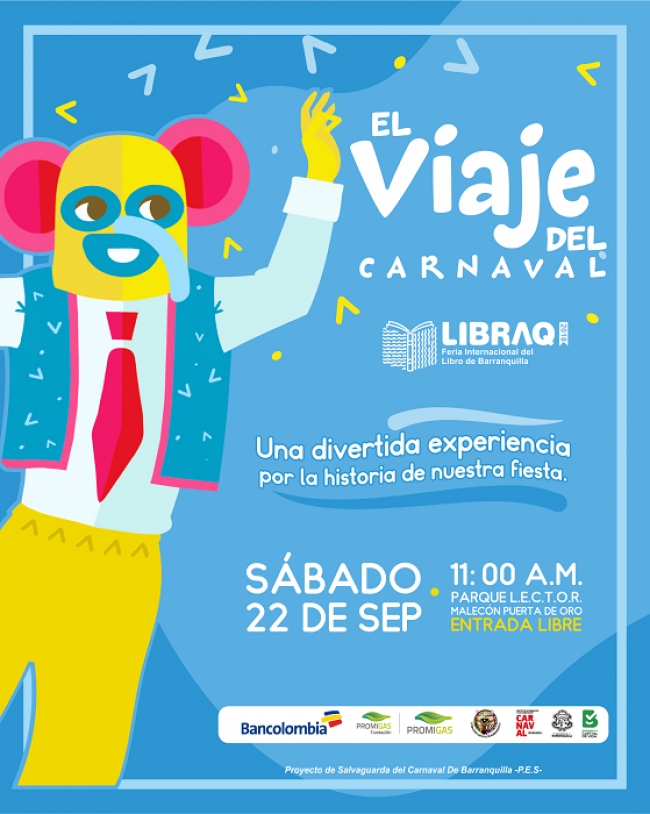 &#039;El Viaje del Carnaval’ se toma la Feria Internacional del Libro ‘Libraq’