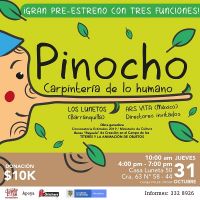 Luneta 50 estrena la obra “Pinocho