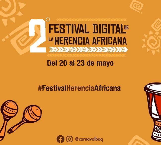 Carnaval de Barranquilla presenta segundo Festival Digital de la Herencia Africana