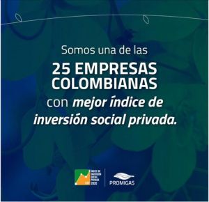 Promigas entre las Empresas con mejor índice de inversión social privada en Colombia