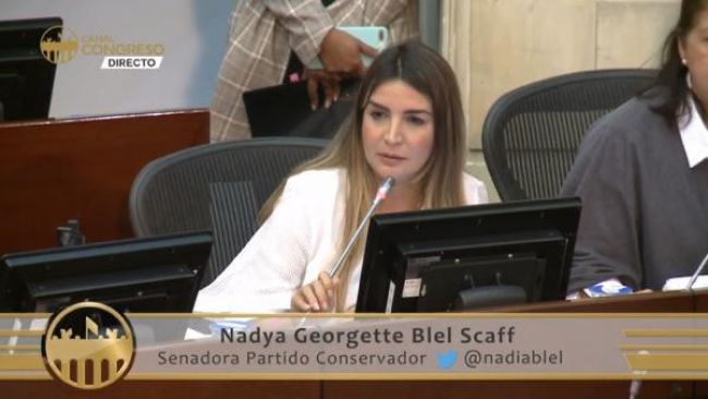 Senadora Nadia Blel pide no exponer irresponsablemente personal médico al contagio