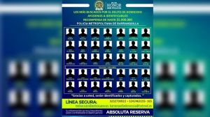 Policía lanza el Cartel de siluetas: Los más buscados por homicidio
