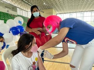 Más de 3.000 dosis contra COVID-19 se aplicaron en menores 3 a 11 años en Barranquilla
