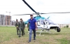 Alcalde Char inspecciona helicóptero de la Policía que entregará mañana en Barranquilla