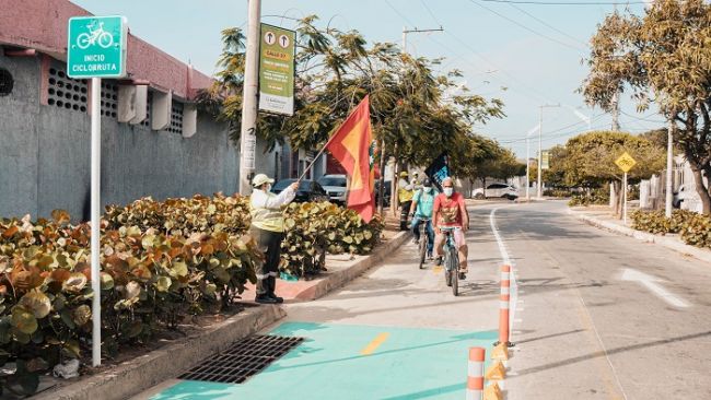 6 Kilómetros nuevos de ciclorrutas conectarán Barranquilla